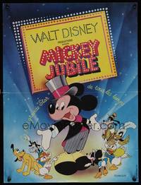 2w698 MICKEY MOUSE JUBILEE SHOW French 15x21 '78 Walt Disney, Mickey Mouse, Goofy & Minnie!