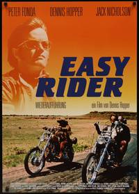 2w130 EASY RIDER German R06 Peter Fonda, motorcycle biker classic directed by Dennis Hopper!
