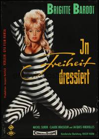 2w139 ONLY FOR LOVE German '63 La Bride Sur Le Cou, art of sexy full-length Brigitte Bardot!
