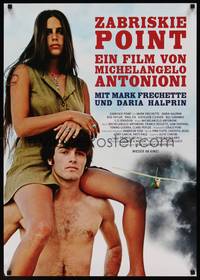 2w143 ZABRISKIE POINT German R00s Michelangelo Antonioni's bizarre movie about teen sex!