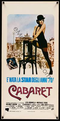 2w436 CABARET Italian locandina '72 Liza Minnelli sings/dances in Nazi Germany, Bob Fosse directed!