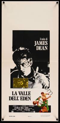2w444 EAST OF EDEN Italian locandina R80s first James Dean, John Steinbeck, directed by Elia Kazan