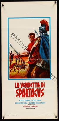 2w469 REVENGE OF SPARTACUS Italian locandina R70s Michele Lupo's La vendetta di Spartacus!