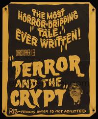 2w018 TERROR IN THE CRYPT New Zealand '63 Christopher Lee, Terror and the Crypt!
