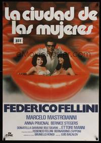 2w045 CITY OF WOMEN Spanish '80 Federico Fellini's La Citta delle donne, Marcello Mastroianni!