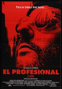 2w053 PROFESSIONAL Spanish '95 Luc Besson's Leon, cool close-up of Jean Reno!