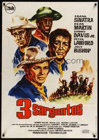 2w054 SERGEANTS 3 Spanish '62 John Sturges, Frank Sinatra, Rat Pack parody of Gunga Din!