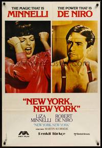 2w105 NEW YORK NEW YORK Turkish '82 close-ups of Robert De Niro & Liza Minnelli!