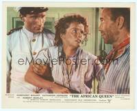 2x067 AFRICAN QUEEN color English FOH LC '52 great close up of Humphrey Bogart & Katharine Hepburn!