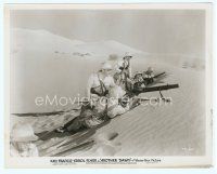 2x160 ANOTHER DAWN 8x10 still '37 Errol Flynn & men behind machine guns on desert dunes!