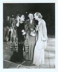 2x206 CAROL LOMBARD/GLORIA SWANSON 8x10 news photo '30s all decked out w/Mrs. Richard Barthelmess!
