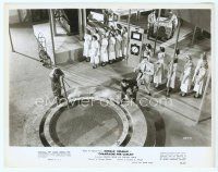 2x211 CHAMPAGNE FOR CAESAR 8x10 still '50 wacky image of Vincent Price & Ronald Colman on TV set!