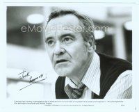 2x012 CHINA SYNDROME signed 8x10 still '79 by Jack Lemmon, who's wearing collared shirt & tie!