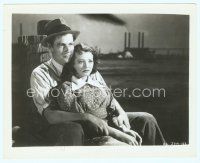 2x234 DEAD END 8x10 still '37 romantic close up of Joel McCrea & Sylvia Sidney sitting by river!