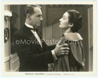 2x245 DRACULA'S DAUGHTER 8x10 still '36 close up of Gloria Holden being grabbed by Otto Kruger!