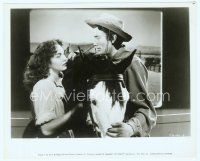 2x246 DUEL IN THE SUN 8x10 still R65 Jennifer Jones & Gregory Peck with horse by rear projection!