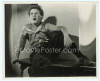 2x284 HAWAII CALLS 8x10 still '38 great close up of young Bobby Breen sitting on table & singing!