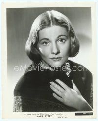 2x308 JANE EYRE 8x10 still '44 super close up of pretty Joan Fontaine in the title role!