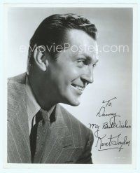 2x022 KENT TAYLOR signed 8x10 still '39 great profile portrait by Ernest Bachrach!