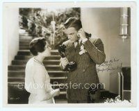 2x025 LITTLE ACCIDENT signed 8x10 still '30 by Douglas Fairbanks Jr. who's on telephone!