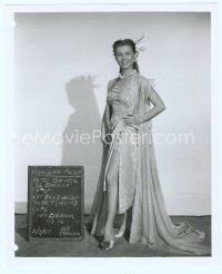2x402 MITZI GAYNOR 8x10 still '51 great wardrobe test shot from Down Among the Sheltering Palms!