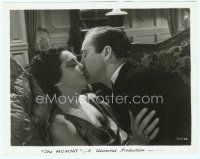2x415 MUMMY 8x10 still '32 romantic kiss close up of Zita Johann & David Manners!