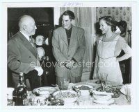 2x418 MY SON JOHN candid 8x10 still '52 Leo McCarey & Helen Hayes visted by boss Adolph Zukor!