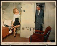 2x113 NORTH BY NORTHWEST Eng/US color 8x10 still #12 '59 Eva Marie Saint finds Cary Grant in closet!