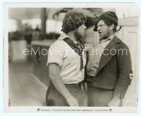 2x436 OLD IRONSIDES 8x10 still '26 Wallace Beery & George Bancroft arguing on ship deck!