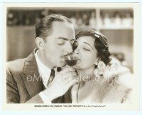 2x439 ONE WAY PASSAGE 8x10 still '32 doomed lovers William Powell & Kay Francis share a cocktail!