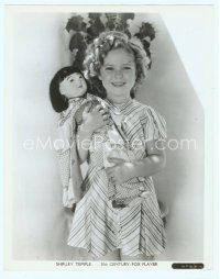 2x483 SHIRLEY TEMPLE 8x10 still '30s portrait w/doll given to her during Hawaii visit, by Otto Dyar!