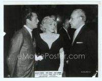 2x492 SOME LIKE IT HOT candid 7.5x9.75 still '59 sexy Marilyn Monroe with Tony Curtis & George Raft!