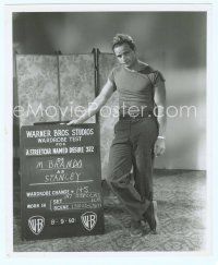 2x505 STREETCAR NAMED DESIRE candid 8x10 still '51 incredible wardrobe test image of Marlon Brando!