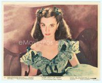 2x094 GONE WITH THE WIND color 8x10 still R67 best close up of Vivien Leigh as Scarlet O'Hara!