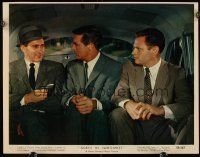 2x111 NORTH BY NORTHWEST color 7.75x10 still #10 '59 Cary Grant in back of car held at gunpoint!
