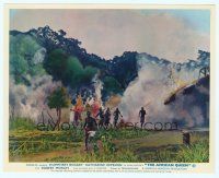 2x068 AFRICAN QUEEN color English FOH LC R60s John Huston's classic, natives run from fire!