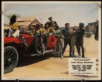 2x137 WILD BUNCH color English FOH LC '69 Sam Peckinpah cowboy classic, guys in car with prisoner!