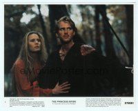 2x119 PRINCESS BRIDE color 8x10 mini LC #1 '87 Cary Elwes & Robin Wright leaving the Fire Swamp!