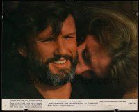 2x125 SEMI-TOUGH color 8x10 mini LC #7 '77 close up of Kris Kristofferson & Jill Clayburgh!