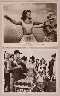 2y652 BIKINI BEACH 2 8x10 stills '64 Annette Funicello, cool image of hot rod!
