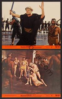 2y118 FELLINI SATYRICON 2 color 8x10 stills '70 Federico's Italian cult classic, wild images!