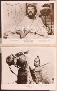2y160 ALEXANDER THE GREAT 15 8x10 stills '56 Richard Burton, Frederic March as Philip of Macedonia!