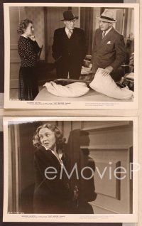 2y315 JUST BEFORE DAWN 5 8x10 stills '46 Warner Baxter as The Crime Doctor, Adele Roberts!