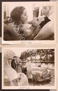 2y591 LOVERS 3 8x10 stills '58 Louis Malle's Les Amants, Jeanne Moreau & her lover in bed!