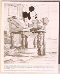 2y451 MICKEY'S CHRISTMAS CAROL 4 8x10 stills '83 Disney, Scrooge McDuck, Mickey Mouse, Goofy!