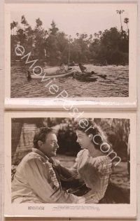 2y639 WAKE OF THE RED WITCH 3 8x10 stills '49 John Wayne in diving suit, Gail Russell!