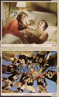 2y092 LONGEST YARD 4 color 8x10 stills '74 prison football sports comedy, Burt Reynolds!