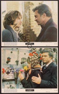 2y107 OBSESSION 3 color 8x10 stills '76 Genevieve Bujold, Cliff Robertson!