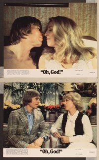 2y059 OH GOD 6 color 8x10 stills '77 directed by Carl Reiner, many images of John Denver, Teri Garr!