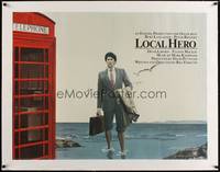 2z163 LOCAL HERO linen British quad '83 Bill Forsyth Scotland classic, Peter Riegert by phone booth!
